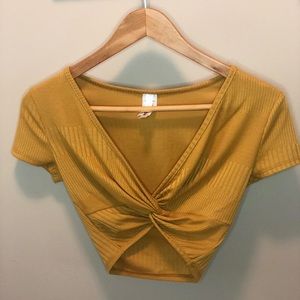 2Sable gold crop top (never worn)